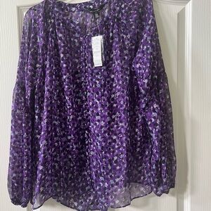 NWT WHBM Blouse with cami size Medium